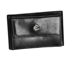 Esquire Toscana Damengeldbörse Leder 9,5 cm schwarz