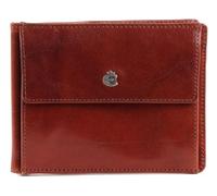 Esquire Klammerbörse Toscana Leder 11,5 cm Braun