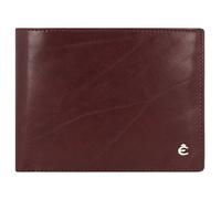 Esquire Toscana Geldbörse RFID Schutz Leder 12.5 cm, braun coffee