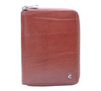 Esquire Toscana Zip Wallet Brown