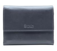 Esquire Geldbörse Viktoria mit Klappe RFID Leder 12 cm Navy