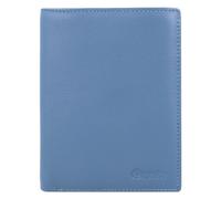 Esquire Viktoria Geldbörse RFID Leder 10 cm blau