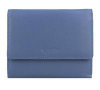 Esquire Viktoria Geldbörse RFID Leder 12 cm blau