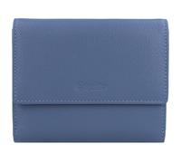 Esquire Viktoria Geldbörse RFID Leder 12 cm blau