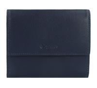 Esquire Viktoria Geldbörse RFID Leder 12 cm blau
