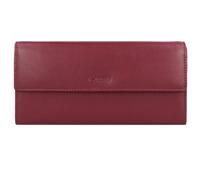 Esquire Damen-Langbörse Viktoria RFID Leder Querformat 18,5 cm Bordeaux
