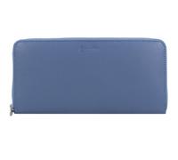 Esquire Viktoria Geldbörse RFID Leder 19 cm blau