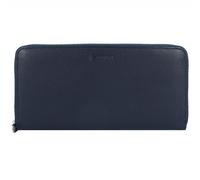 Esquire Viktoria Geldbörse RFID Leder 19 cm blau
