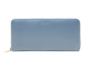 Esquire Viktoria Zip Around Wallet Dove Blue