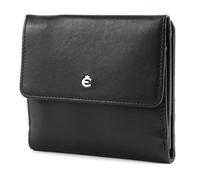 Esquire Harry Geldbörse Leder 10 cm schwarz