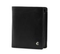 Esquire Geldbörse Harry Leder RFID 9 cm Schwarz