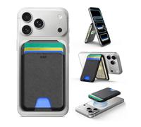 ESR mit MagSafe Wallet, 5 Kartenhalter, RFID-Schutz, für Magsafe Geldbörse mit Ständer, Magnetisches Wallet für iPhone 17/16/15/14/13/12-Serie, für Pixel 10/Pro/Pro XL, Nicht für 13/12 MiniSchwarz