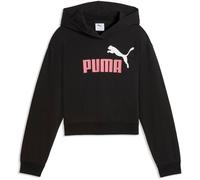 ESS 2 COLOR No. 1 Logo Short Length Hoodie TR G PUMA BLACK-WILD PINK 140 PUMA BLACK-WILD PINK