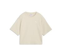 Puma T-Shirt Essentials Elevated Relaxed Tee Damen Alpine Snow S