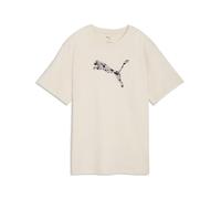 Puma ESSENTIALS GRAPHIC ANIMAL RELAXED TEE T-Shirt für Damen, beige, größe M