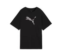 Puma ESSENTIALS GRAPHIC ANIMAL RELAXED TEE T-Shirt für Damen, schwarz, größe S