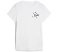 Puma ESSENTIALS SCRIPT TEE Damen T-Shirt, weiß, größe S