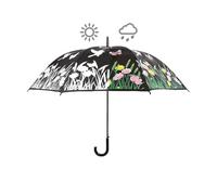 Esschert Design TP275 Regenschirm Schwarz Stahl Polyester Volle Größe