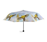 Esschert Design Regenschirm mit Blaumeisen Motiv zusammenfaltbar