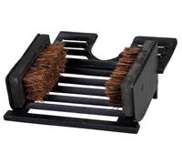 Schuhbürste Stiefelknecht Nostalgie Schuhabstreifer Gusseisen mit 2 Schuhbürsten