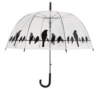 Esschert Design 8714982106354 Regenschirm Schwarz, Transparent Stahl Polypropylen (PP) Volle Größe