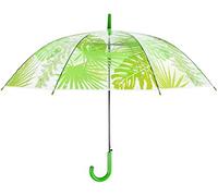 Esschert Design TP272 Regenschirm Dschungelblatt transparent, grün