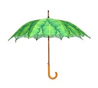 Regenschirm Bananenblätter Palme Stockschirm Karibik Palmblätter Grün Ø 105cm