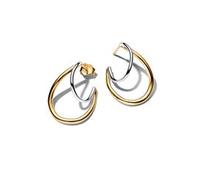Essence Ohrschmuck für Damen bicolor, Silber, IP Gold
