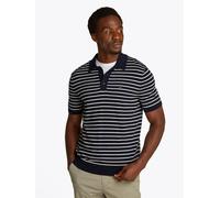 ESSENTIAL COTTON KNITTED POLO desert sky/ivory petal - Gr. - L
