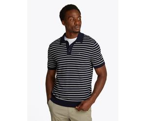ESSENTIAL COTTON KNITTED POLO desert sky/ivory petal - Gr. - L