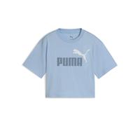 Essentials 2 Colour No. 1 PUMA Logo Kurzes T-Shirt Teenager, Accessoires, Blau, 11-12Y Blue