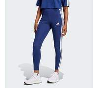 Essentials 3-Streifen Cotton Leggings Dark Blue / White S
