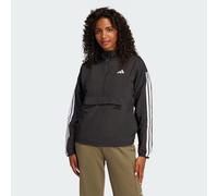 Essentials 3-Streifen Lifestyle Woven Windbreaker Black / White L