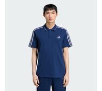 Essentials 3-Streifen Pikee-Poloshirt Team Navy Blue 2 / White S