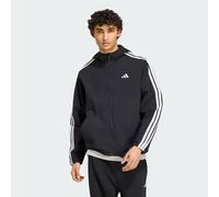 Essentials 3-Streifen Woven Windbreaker Black / White XS