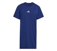 ESSENTIALS 3-STREIFEN-T-SHIRT-KLEID Dark Blue / White M
