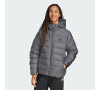 adidas Sportswear Steppjacke mit Kapuze in Mittelgrau, Größe XL