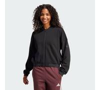 adidas Women's Essentials Contemporary Logo Bomber Jacket, Black, S