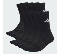 ESSENTIALS CUSHIONED CREW SOCK 10PP Black / White 40-42
