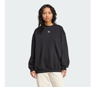 Essentials Fleece-Sweatshirt, Rundhalsausschnitt, lang, Oversized Black XL