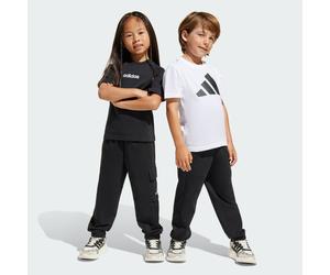 Essentials Kids Cargohose Black / White 122