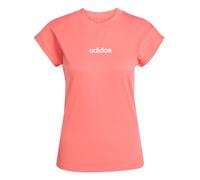T-Shirt ADIDAS SPORTSWEAR "W LIN SJ T", Damen, Gr. M, semi turbo, weiß, Obermaterial: 100% Baumwolle, sportlich, Rundhals, Shirts, Basic T-Shirt aus weichem Material (11793101-M) semi turbo, weiß
