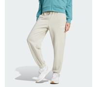 Essentials Linear French Terry Cuffed Hose Beige / White M