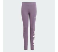 Essentials Linear Logo Cotton Leggings Shadow Violet / Clear Pink 170