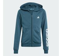 Essentials Linear Logo Kapuzenjacke Arctic Night / White 170