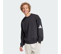 adidas Essentials Loose Fit 3-Streifen Logo Sweatshirt Herren JF3576 - black/white M