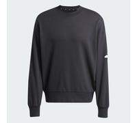 Sweatshirt ADIDAS SPORTSWEAR "M SWT FT", Herren, Gr. S, schwarz-weiß (schwarz, weiß), Obermaterial: 55% Baumwolle, 36% Polyester, 9% Viskose, normal, Rundhals, Sweatshirts Sweatshirt (99711266-S) schw
