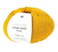 Rico-Design Verlag »Wolle Essentials Mega Merino Chunky« Häkelwolle, 100 g, Senf