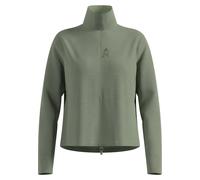 Essentials Multisport Mid Layer aus Grid-Fleece mit Halbreissverschluss, Damen - Odlo 60008 black melange XXS