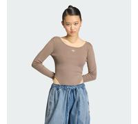 ESSENTIALS RIB LONGSLEEVE ONESIE WASHED Earth Strata M